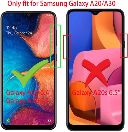 Samsung A20 case,Galaxy A20 Case,Galaxy A30 Case,MAIKEZI Soft TPU Slim Fashion Anti-Fingerprint Non-Slip Protective Phone Case Cover for Samsung G...