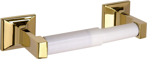 Design House 533299 Accessories Bathroom Hardware, Toilet Paper Holder, Polished Brass...