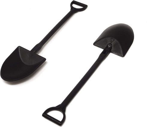 Honbay 50PCS Plastic Disposable Mini Ice Cream Dessert Spoon Shovels Pudding Yogurt Spoons for Family or Party...