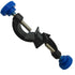 Lab Clamp 4 Prong Finger Style Cork-Coated Head and A Black Laboratory Stand Clip...