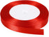 Solid Color Satin Ribbon, Kissbuty 3/8 Inch 25 Yards Gift Wrapping Ribbons Single-Sided Fabric Ribbon Embellish Ribbon Silk Ribbon Roll for Bows C...