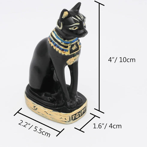 Egyptian Cat Bastet Fish Tank Decorations Aquarium Ancient Egypt Décor Sculpture Figurine Statue Reptile Turtle Lizard Spider Tanks Terrarium Orna...
