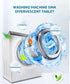 Washing Machine Cleaner Descaler Deep Cleaning Tablets For HE Front Loader & Top Load Washer, Septic Safe Eco-Friendly Deodorizer, Clean Inside Dr...
