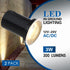 EAGLOD 3W LED Well Light, Low Voltage Landscape Lights,12V-24V Outdoor In Ground Lights, IP67 Waterproof Landscape Lighting with Honeycomb Version...