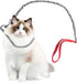 Chain Dog Leashes for Large Dogs Heavy Duty Non-chewable Dog Leash 8.2 FT Metal Dog Leash Dog Chain with Padded Handle Leash for Dog for Large & M...
