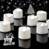 Homemory Pure White Flameless LED Tea Lights Candles, 200+Hour Battery Operated Fake Electric Votive Candles TeaLights for Christmas, DIY Mood Lig...