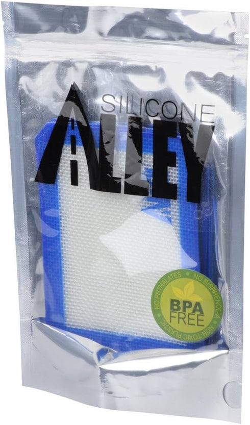 3 Non-stick Silicone Mat Pad, Small Rectangle 5 X 4 Inch, Blue...