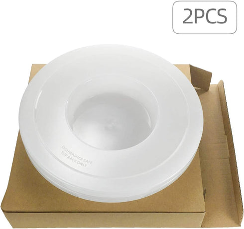 Upgrade Mixers Bowl Covers for Kitchen aid accessories attachments, Fits Stainless Steel Bowl Lift Stand Mixers 5-6 Quart Models KV25G KP26M1X (2 ...