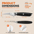 TUO Bird Beak Paring Knife, 2.75" Curved Paring Knife, Ultra Sharp Small Peeling knives with Riveted Ergonomic Pakkawood Handle, High Carbon Germa...