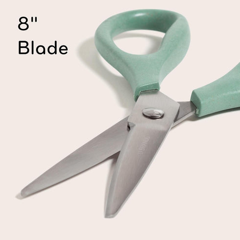 U Brands U-Eco 8“ Scissors, Set of 3, Assorted Brights, Patented Concave Blade Technology (6607U01-24)...