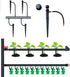 AKOAK 25/50 Pcs 360 Degree Adjustable Water Flow Irrigation Drippers on Stake Emitter Drip System,Model, Home & Garden Store for 4mm /7mm Tube?25p...