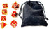 7 Pieces Metal DND Dice Set Retro D&D Polyhedral Dice with Flannel Bag for DND Dungeons and Dragons Role Playing Games (Red&Gold)...