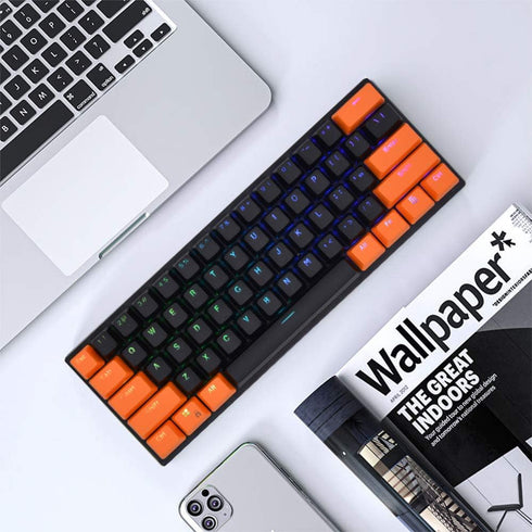 Keycaps, Mechanical Keyboard Keycaps for GH60 / RK61 / ALT61 / Annie/Keyboard Poker Keys, PBT Thick Keycaps for 60% Mechanical Keyboard, with Key ...