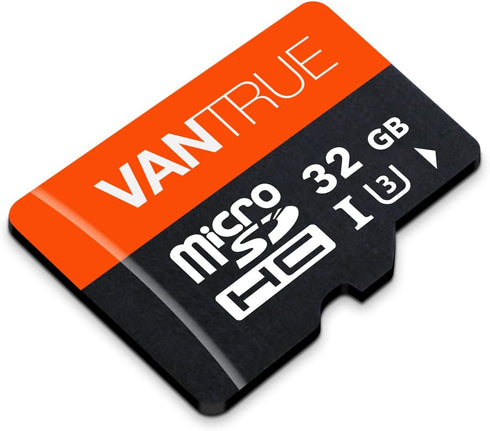Vantrue 32GB microSDHC Card with Adapter, U3, UHS-I High Speed SD Card for Dash Cams & Home Security System Video Cameras...