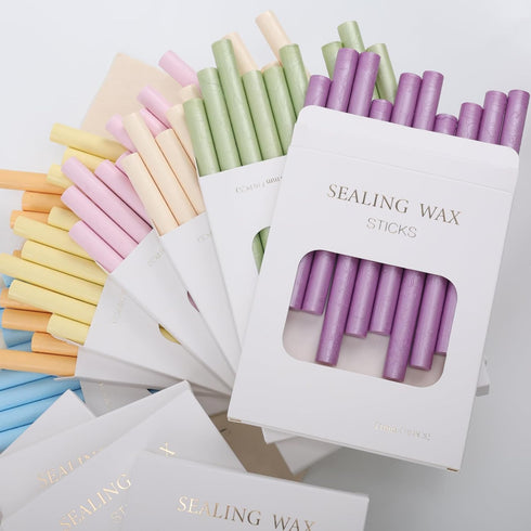 Red Sealing Wax Sticks, ONWINPOR 20 Pieces Glue Gun Wax Seal Sticks Wax Sticks, Easy Melting Wax Seal Sticks for 0.43'' Glue Gun Wax Sealing Stick...