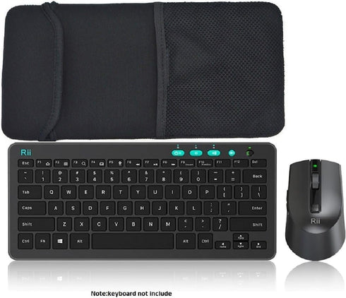 Soft Neoprene Case Storage Bag for Rii Keyboard Mouse Set Wireless RKM709 Storage Bag...