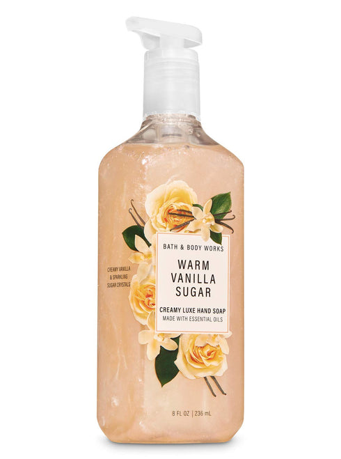 Bath and Body Works WARM VANILLA SUGAR Creamy Luxe Hand Soap 8 Fluid Ounce (2020 Edition)...
