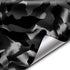 VViViD+ 2020 Edition Black Stealth Large Sized Pattern Camouflage Vinyl Car Wrap Roll (1ft x 5ft) Self Adhesive Film Air Release Technology, Scrat...