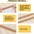 PH PandaHall 15 Yards Golden Gimp Braid Trim 1/2 inch Gold Polyester Woven Fabric Lace Upholstery Trim for Sewing Costume DIY Crafts Upholstery Cu...