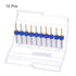 uxcell 10pcs PCB Drill Bits 1/8" Shank 2.05mm Titanium Coated Carbide Micro Twist Mini Drill Bits Set Rotary Drilling Tool for Print Circuit Board...