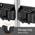 Lifewit Mop and Broom Holder Wall Mount, Anti-Slip Broom Hanger for Kitchen Organization, Heavy Duty Cleaning Supplies Organizer, Easy Install Too...