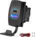 Rocker Switch USB Charger Qidoe 18W Quick Charger 3.0 and PD 20W with LED Rocker Dwitch USB Port Charger for RV,Boat, Marine, Truck, Utv......