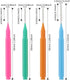 20 Pcs Braces Brush for Cleaner Interdental Brush Dental Oral Hygiene Flosser Toothpick Tooth Soft Bendable Flossing Head Cleaning Tool...