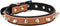 Spiked Studded Padded Leather Pet Collars for Cats Puppy Small Medium Large Dogs (8"-10" Neck * 0.6" Wide, Brown Spiked)...