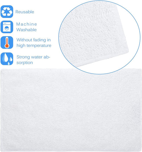 KEEPOW Steam Mop Pads Compatible with Light n Easy S3101 S7326 S3601 7688ANB 7688ANW 7618ANB 7618ANW Steam Cleaner(6 Pack)...