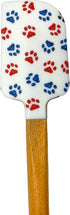 Silicone Spatulas w/Conversion Chat, Set of 2, Freedom Red White Blue Fourth of July Gift for Mom Cooking Baking Mixing Flipping Housewarming Cook...