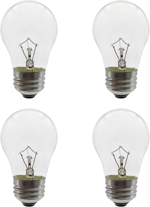 Oven Light Bulb 40 Watt Appliance Light Bulb, High Temperature 300 Degree Resistant Appliance Bulb for Oven, Stove, Refrigerator, Microwave Range ...
