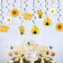20PCS Bumble Bee Hanging Swirl Decorations, Bee Party Hanging Swirls Foil Ceiling Streamers Honey Bee Themed Party Supplies for Kids Birthday Baby...