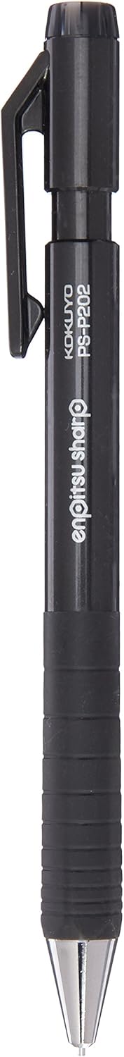 Kokuyo Mechanical Pencil, Enpitsu Sharp Type S, 0.7mm, Black (PS-P202D-1P)...