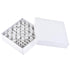 uxcell Centrifuge Tube Freezer Storage Box 100-Well Cardboard Holder White for 0.5/1/1.5ml 12mm Dia Micro Centrifuge Tubes...