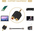 3.5mm to RCA Splitter Adapter Gold Plated 3.5mm Male Stereo to 2 RCA Female Jack Y Plug Audio Converter (2 Pack)...