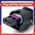 Side Marker Pigtail Connector Harness Compatible with Dodge Charger 2015 2016 2017 2018 2019 2020 2021 2022, Side Marker Tail Light Connection Cab...