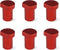 6 Pack Bench Dogs, Aluminum Alloy Bench Brake Inserts For 20mm Dog Holes, A Woodworking Shop Essential (20mm,Red)...
