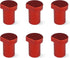 6 Pack Bench Dogs, Aluminum Alloy Bench Brake Inserts For 20mm Dog Holes, A Woodworking Shop Essential (20mm,Red)...