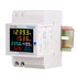 Single Phase Energy Meter Tester Din Rail Electricity Usage Monitor 6 in 1 Multimeter AC 40-300V 100A Voltage Current Voltmeter Ammeter Watt Kwh F...