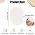50 Pieces White Round Makeup Sponge Facial Powder Puff Cosmetic Sponge Round Foam Pad Beauty Makeup Eye Face Foundation Powder Blender for All Ski...