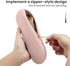 Travel Makeup Brush Holder, Magnetic Anti-fall Out Silicon Portable Cosmetic Face Spacious Brushes Holder, Skinsoft and Sleek Makeup Tools Organiz...