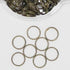 Chenkou Craft 1310pcs in Box 7 Sizes Split Double Loops Jump Rings & Ring Jewelry Keychain Making from 4mm to 12mm with 1 pc Clear Box (Bronze, Mi...