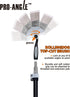 ROLLINGDOG 2.5Inch Paint Edger Brush - Extension Pole Angled Paint Brush for High Walls Ceiling,Stairwell Wall,Triming and Cutting in Painting...