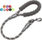 BAAPET 2/4/5/6 FT Dog Leash with Comfortable Padded Handle and Highly Reflective Threads for Small Medium and Large Dogs (2FT-1/2'', Black)...