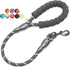 BAAPET 2/4/5/6 FT Dog Leash with Comfortable Padded Handle and Highly Reflective Threads for Small Medium and Large Dogs (2FT-1/2'', Black)...