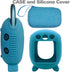 JCHPINE Silicone Cover & Hard Case for JBL Clip 4 Portable Bluetooth Speaker, Water Resistant Speaker Accessory, Shockproof, Dustproof, Blue...