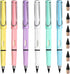6 Pcs Inkless Eternal Pencils Everlasting Infinity Gradient Color Pencil with Eraser Eternal Pencil For School Office for Writing Sketch Drawing (...