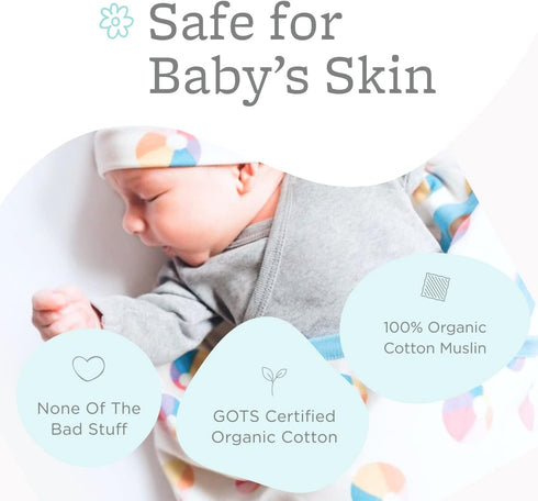 MONICA + ANDY 3 Pack Burp Cloth Bundle - Organic Cotton Muslin Burp Cloths - Unisex Burp Rags for Infant Boys & Girls - Essentials for Feeding, Te...