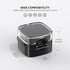 Magnetic Cable Clips, 6 Pack Under Desk Cable Management, Strong Cord Holder for Nightstand, Hide Phone USB Cable for Car Home Office Kitchen Offi...