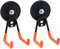 Extra Strong Magnetic Hooks for Hanging Heavy Duty, 2.6in Large Industrial Magnet Hooks, Magnetic Hook with Anti-Slip Coating, Storage Utility Mag...